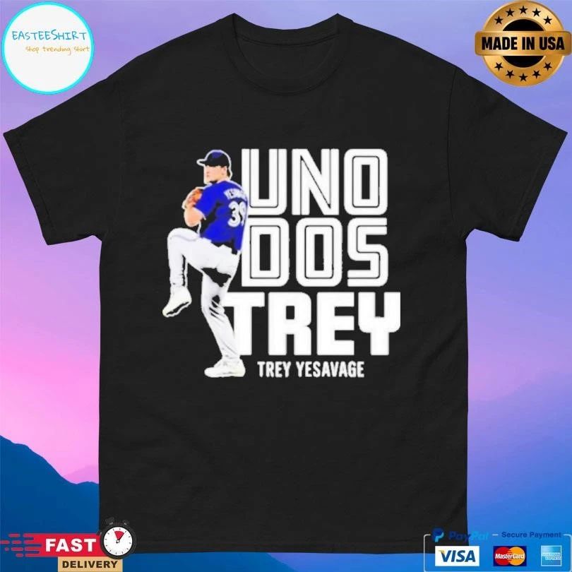 Trey Yesavage Toronto Blue Jays Uno Dos Trey Baseball T-shirts
