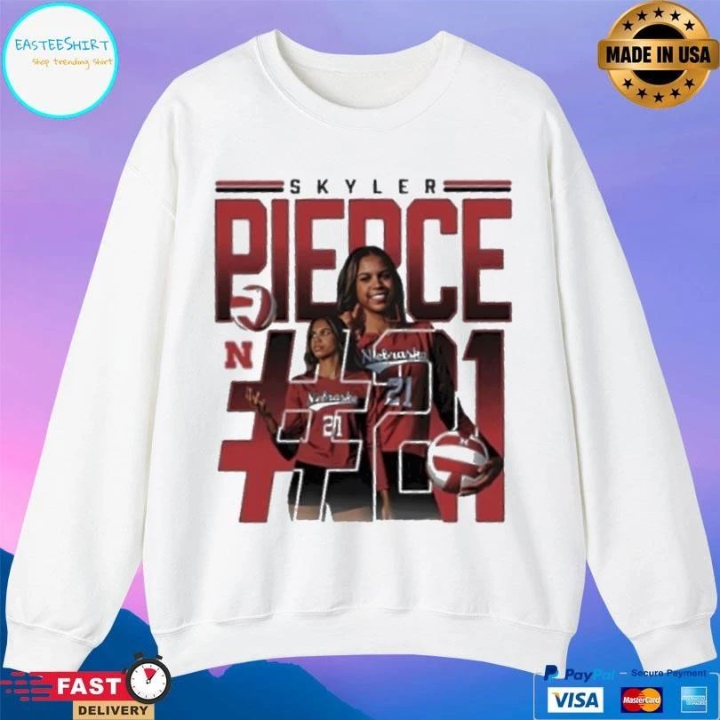 Skyler Pierce 21 Nebraska Women’s Volleyball Graphic T-shirts