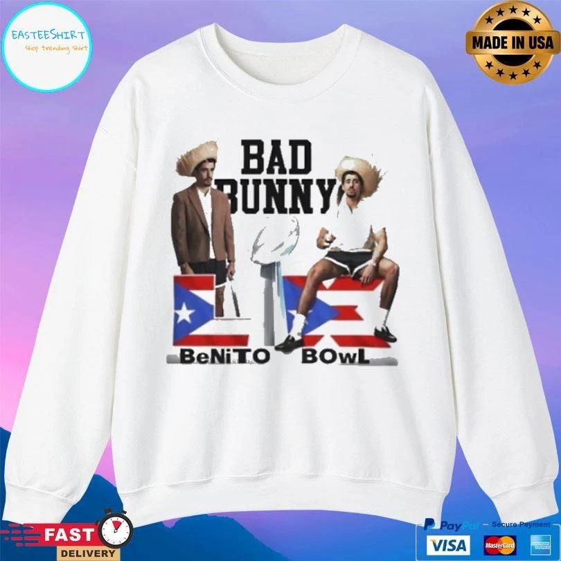 Bad Bunny Benito Antonio Martinez Ocasio Bowl Lix T-shirts