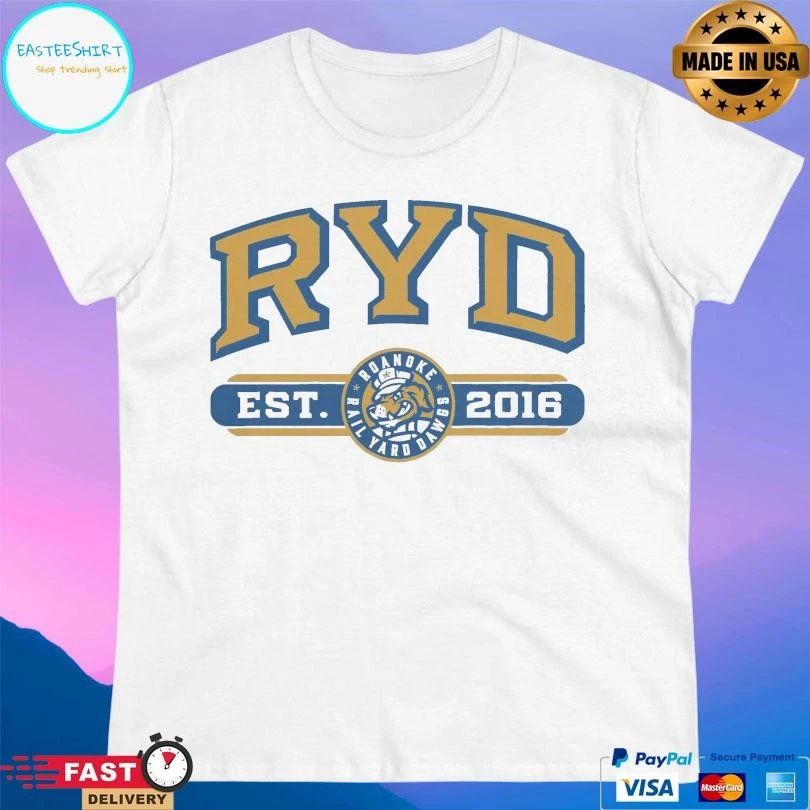 RYD Roanoke Rail Yard Dawgs Est 2016 T-shirts