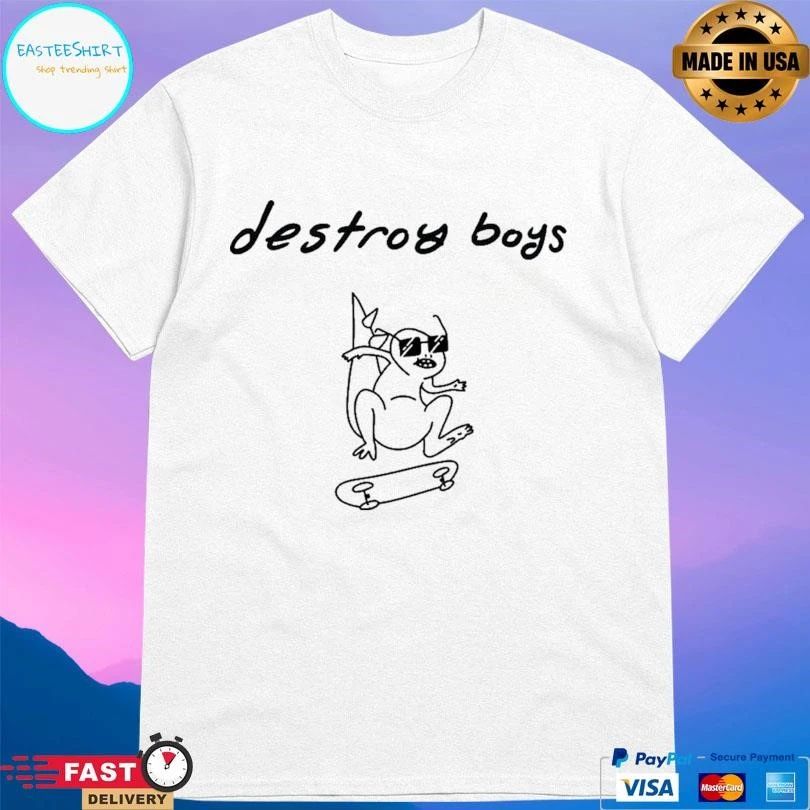 Dino Skater Destroy Boys T-shirts