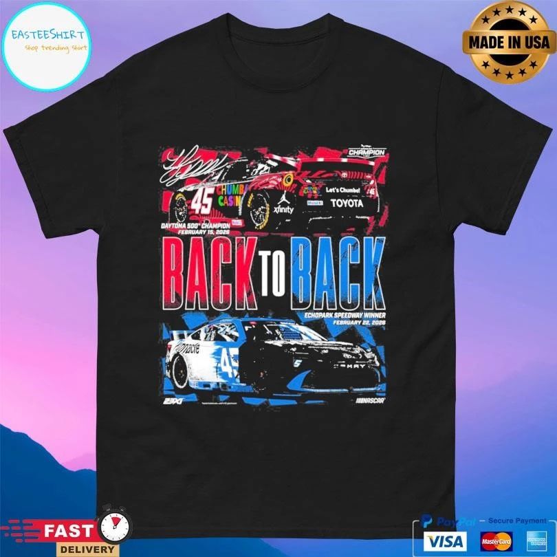 Daytona 500 Champion February 15 2026 Back To Back Echopark Speedway Winner February 22 2026 T-shirts