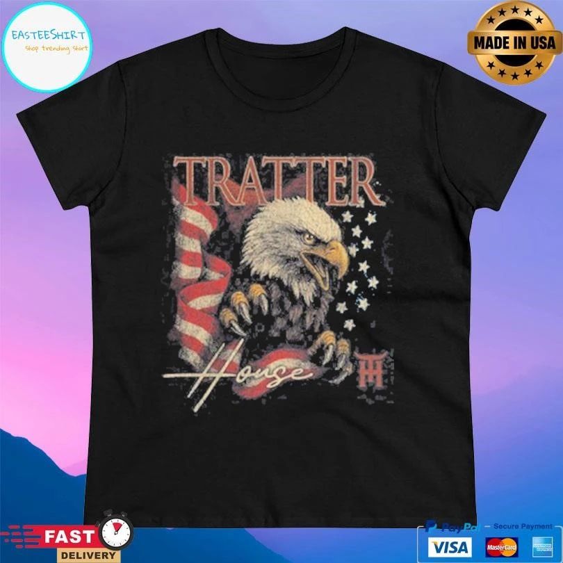 Tratter House Eagle America Flag T-shirts