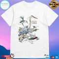 Field Guide To Herons Adult Ash T-shirts