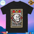 The Plays Of William Shakespeare Skull T-shirt