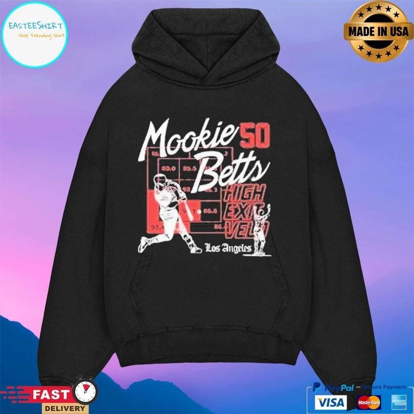 Mookie Betts 50 High Exit Velocity Los Angeles Dodgers T-shirts