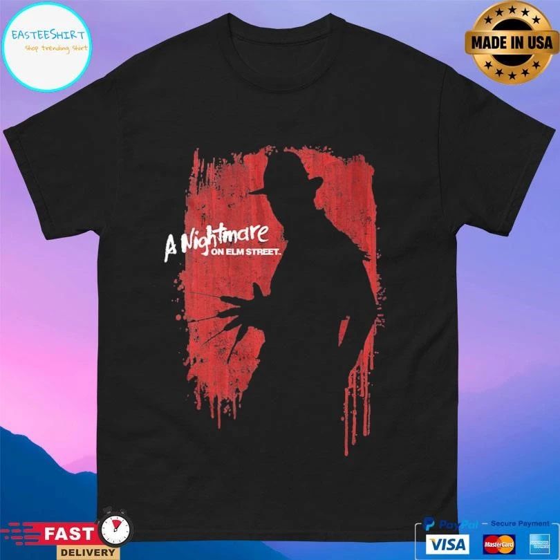 Freddy Krueger Silhouette A Nightmare On Elm Street T-shirts