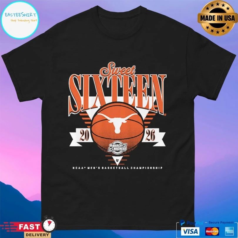 Texas Longhorns Mbb 2026 Sweet Sixteen NCAA Men’s Basketball Championship March Madness T-shirt