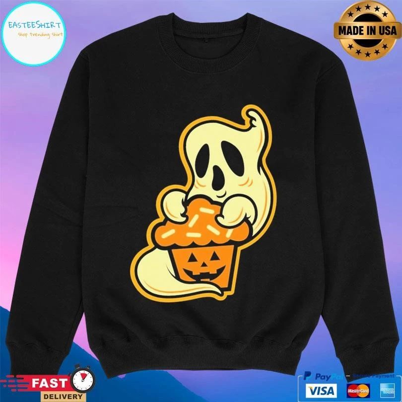Spooky Sweet Ghost Johnny Cupcakes Halloween 2025 T-shirts