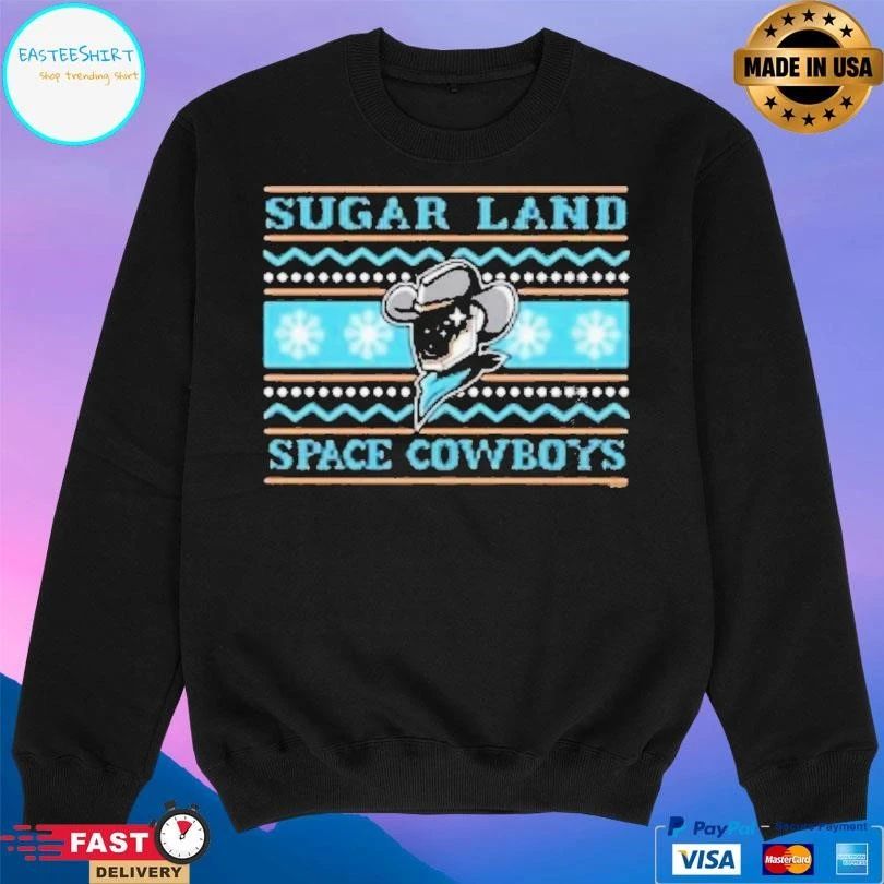 Sugar Land Space Cowboys Bimm Ridder Ugly Christmas 2025 T-shirts