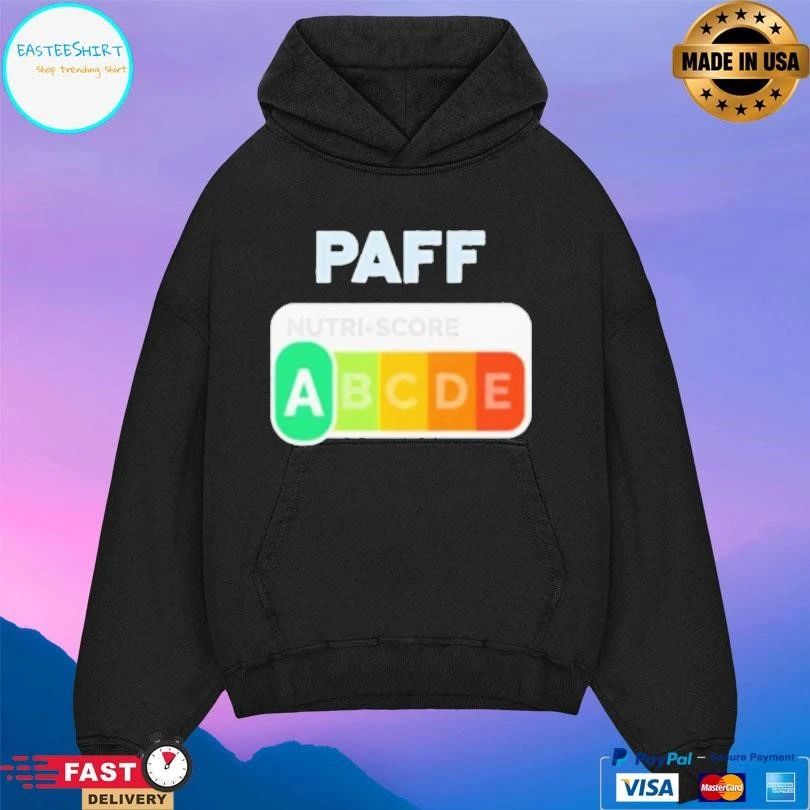 Paff Nutri Score Label T-shirts
