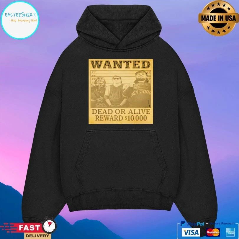 Wanted Dead Or Alive Reward T-shirts