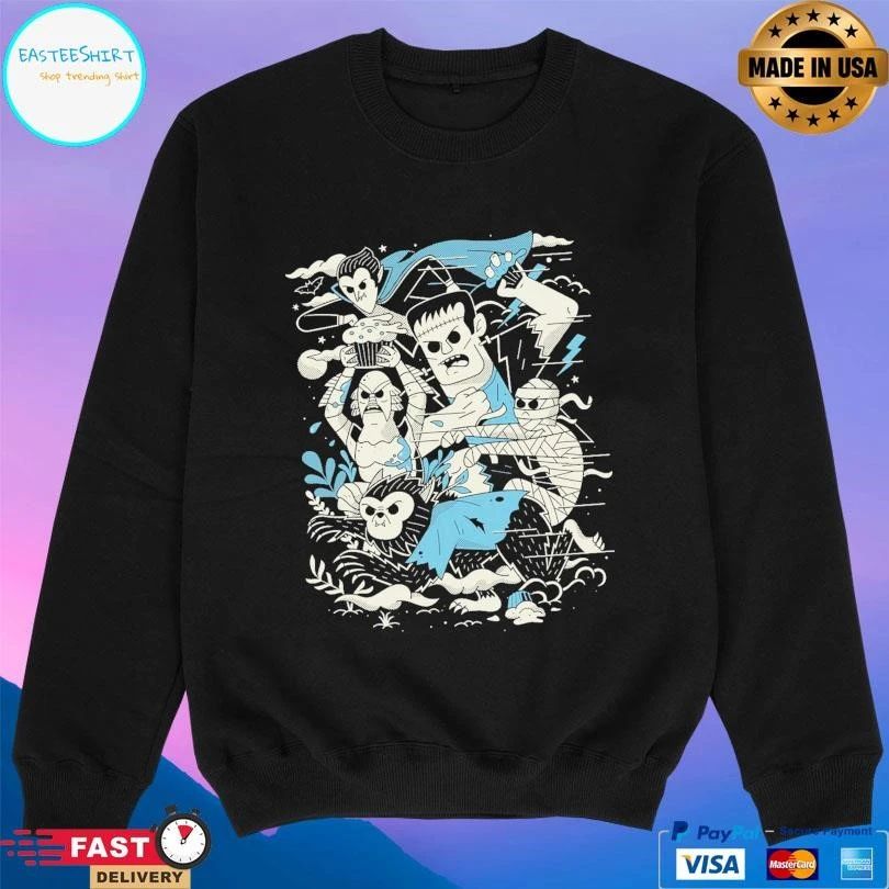 Monster Food Fight Halloween 2025 T-shirts