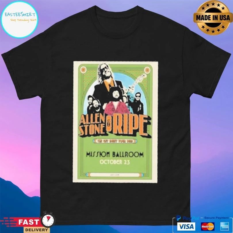 Allen Stone And Ripe October 23 2025 Mission Ballroom In Denver Co T-shirts