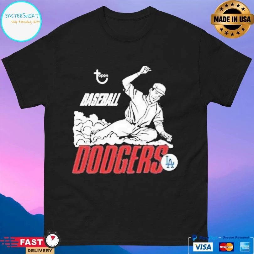 Mlb Topps Los Angeles Dodgers Baseball T-shirts