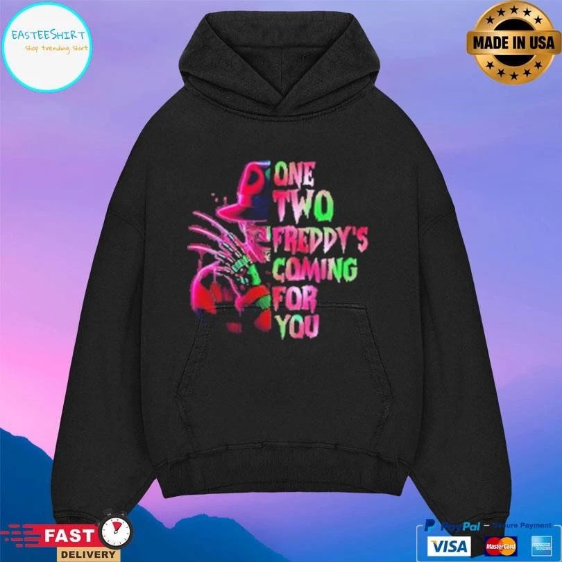 One Two Freddy’s Coming For You Horror Characters Movie Halloween 2025 T-shirts