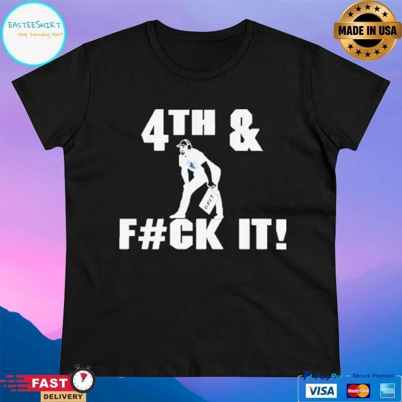 Detroit Lions 4th And Fck It Grit T-shirts