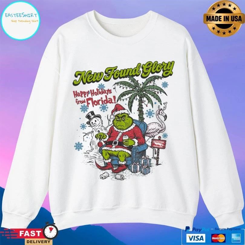 New Found Glory Happy Holidays From Florida T-shirts