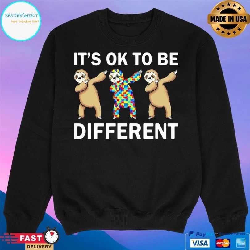 Sloth It’s Ok To Be Different T-shirt