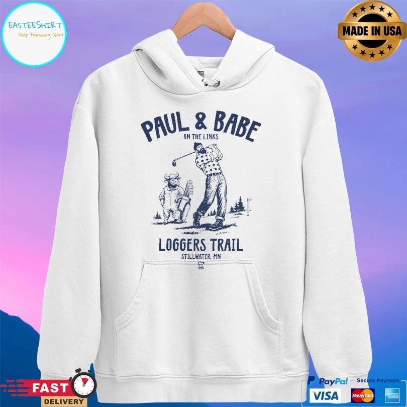 Paul And Babe On The Links Loggers Trail Stillwater Mn T-shirt