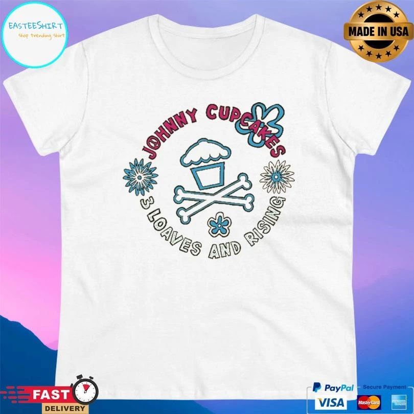 Johnny Cupcakes 3 Loaves And Rising T-shirts