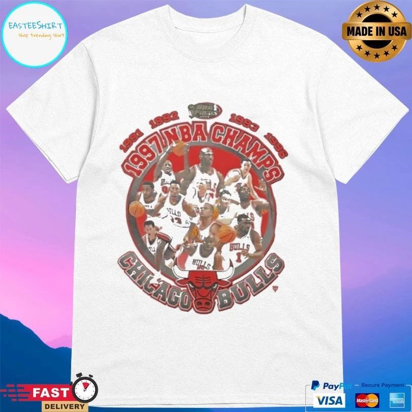 Chicago Bulls 1997 NBA Champions Teams Logo T-shirts