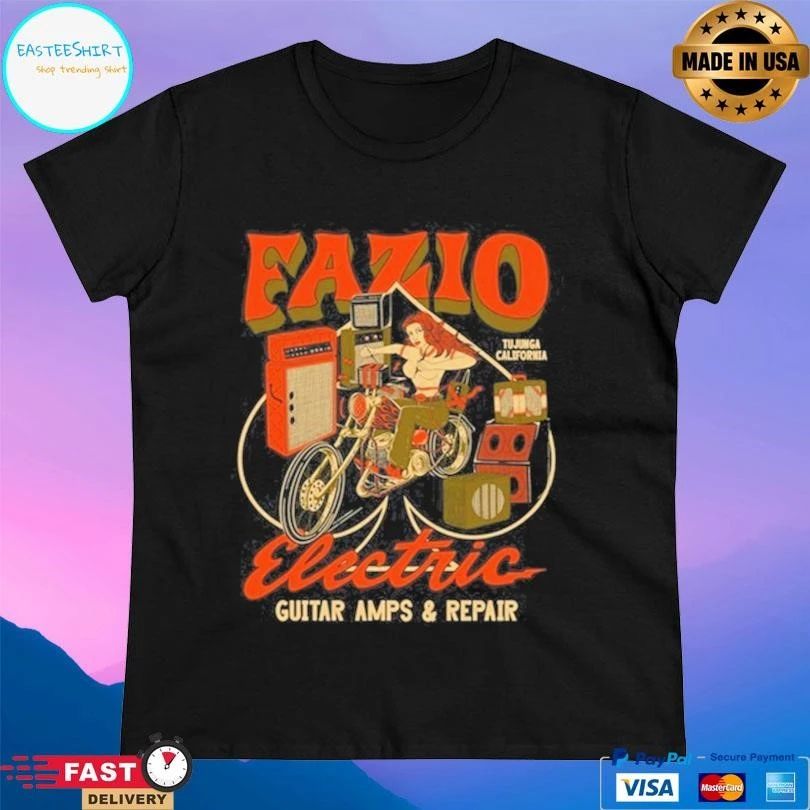 Fazio Electric Guitar Amps And Repair Tujunga California T-shirts