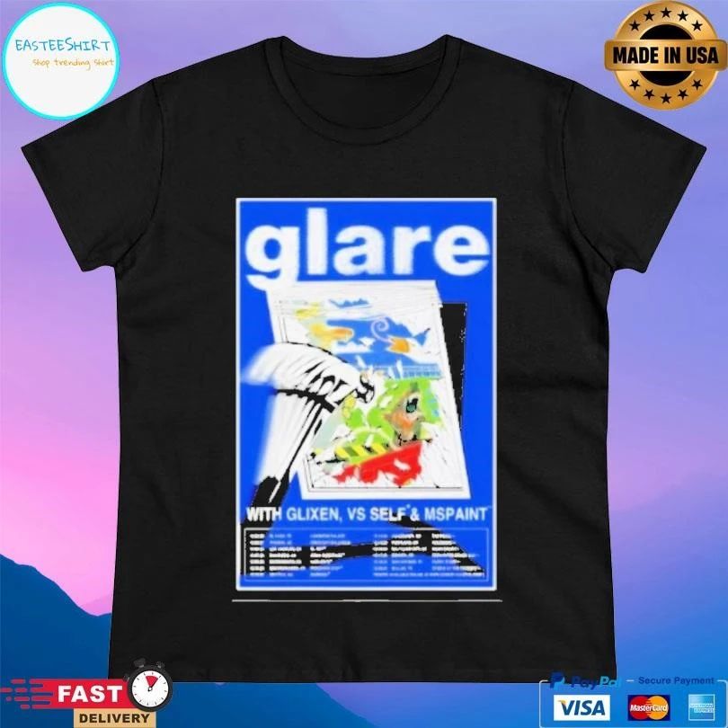 Glare With Glixen Vs Self And Mspaint Tour December 2025 T-shirts
