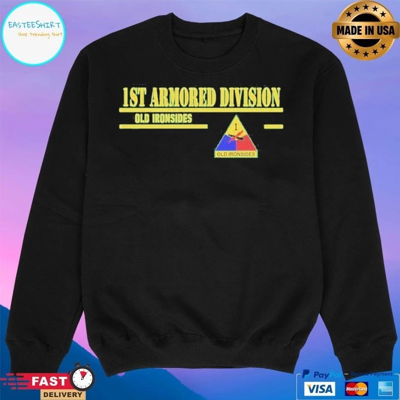 1st Armored Division Old Ironsides T-shirt