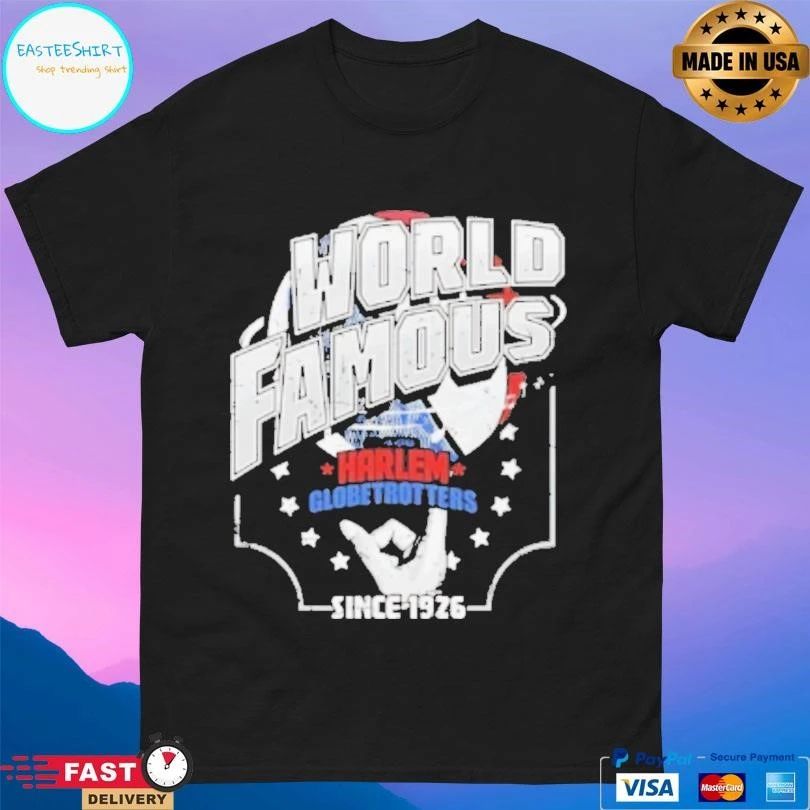 Harlem Globetrotters World Famous Since 1926 T-shirts
