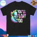 You’ll Float Too Horror Characters Movie Halloween 2025 T-shirts