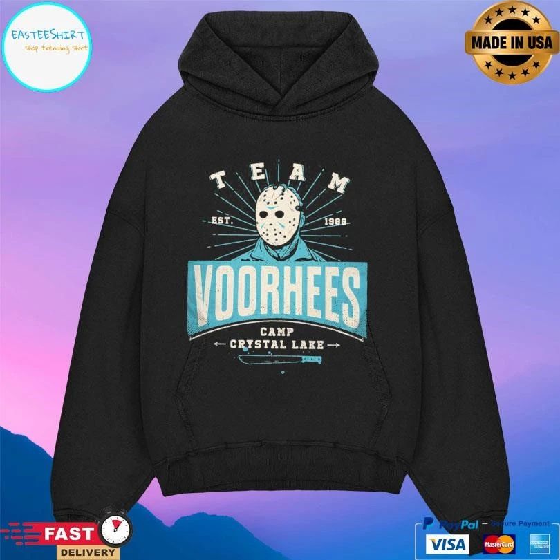 Team Voorhees Camp Crystal Lake Est 1988 T-shirts