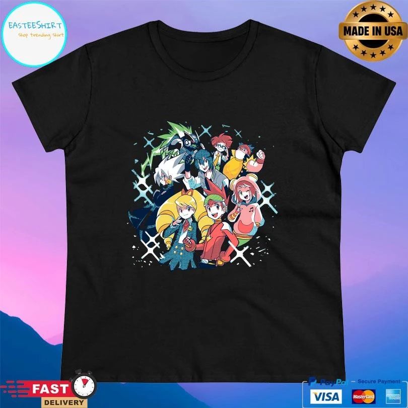 Star Force Allies Mega Man T-shirts