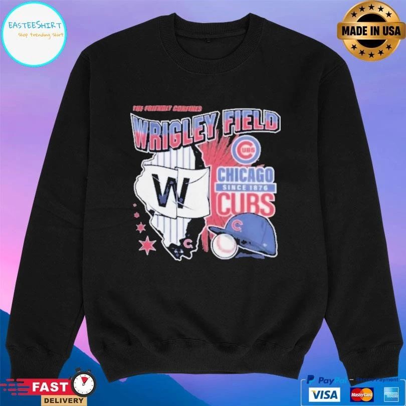 Chicago Cubs The Friendly Confines Wrigley Field T-shirts
