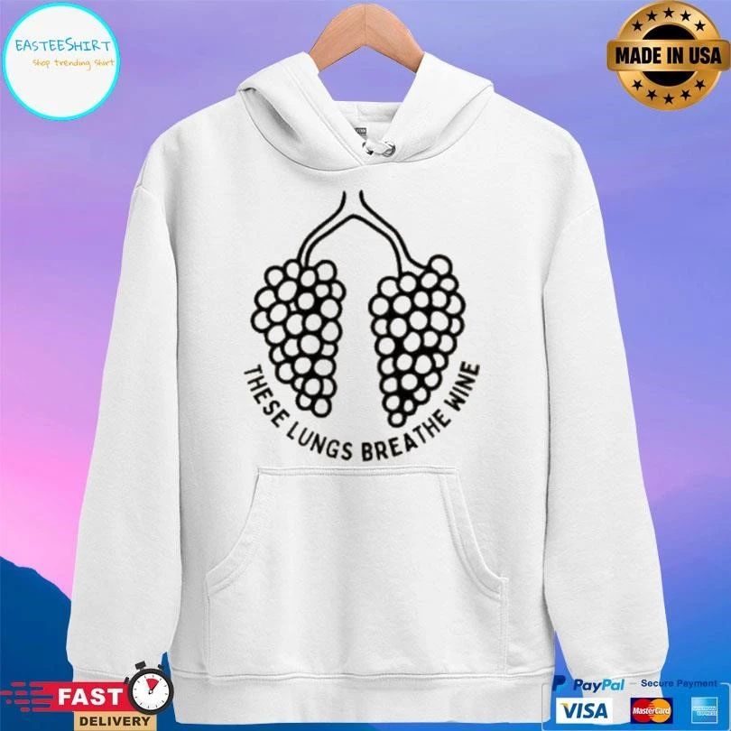These Lungs Breathe Wine T-shirts