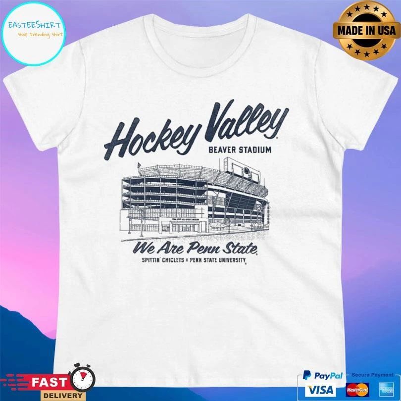 Hockey Valley Beaver Stadium We Are Penn State Spittin Chiclets X Penn State University T-shirts