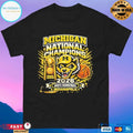 Michigan National Champions 2026 Men’s Basketball Indianapolis T-shirt