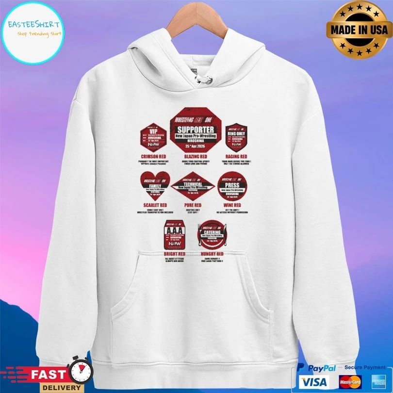 Wrestling Redzone In Hiroshima 2026 T-shirt