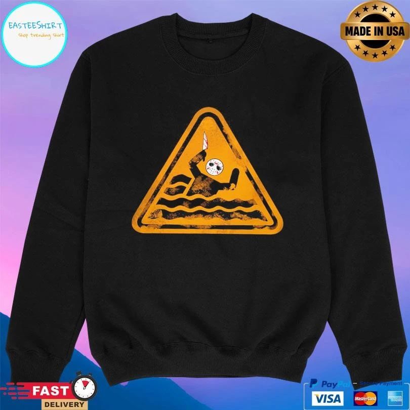 Don’t Swim Here Signage Halloween 2025 T-shirts