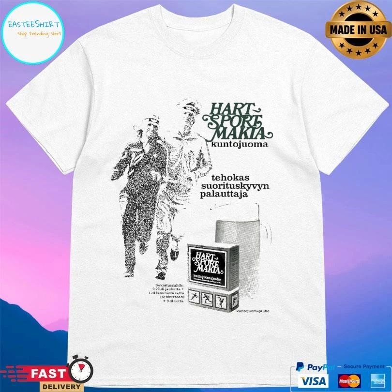 Hart Sport Makia Kuntojuoma Tehokas Suorituskyvyn Palauttaja T-shirts