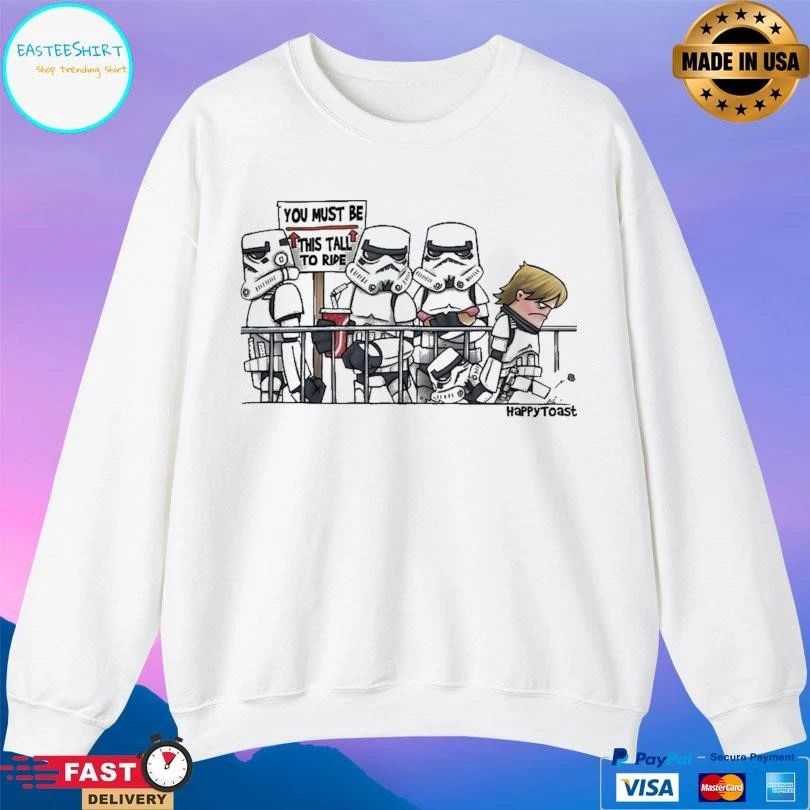 You Must Be This Tall To Ride Stormtrooper T-shirts