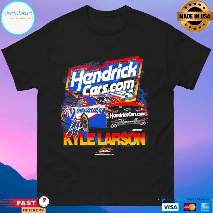 Kyle Larson #88 Hendrick Cars Signature T-shirts