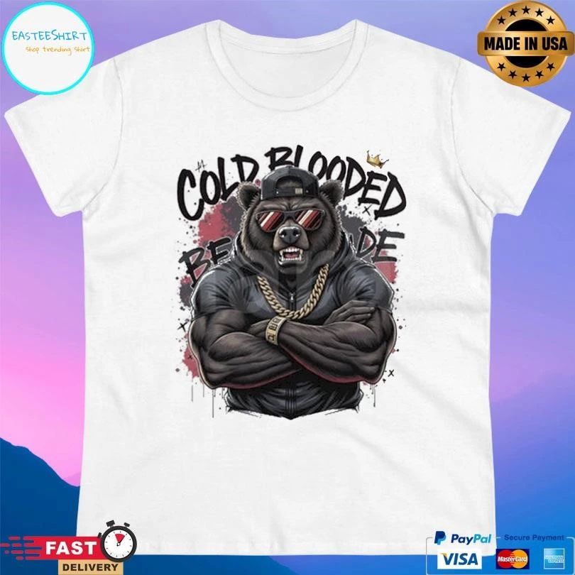 Cold Blooded Beast Mode Bear T-shirts