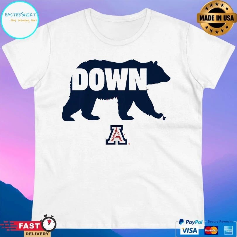 Arizona Wildcats Bear Down Symbol T-shirts