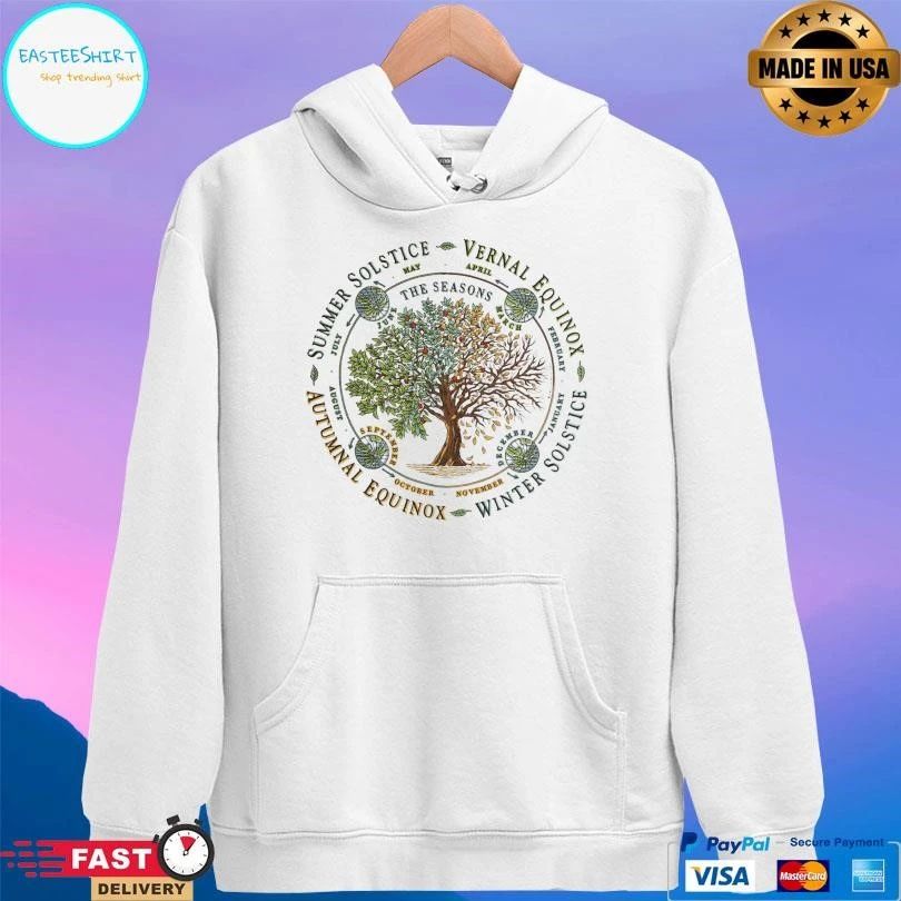 The Seasons Summer Solstice Vernal Equinox Autumnal Equinox Winter Solstice T-shirts