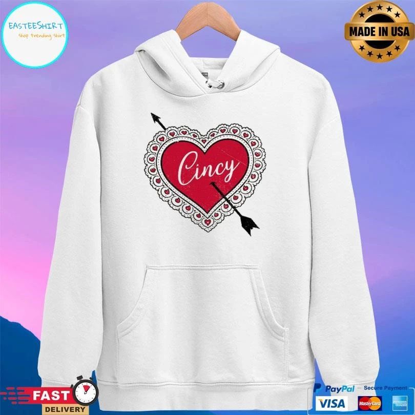 Cincy Valentine Arrow T-shirts