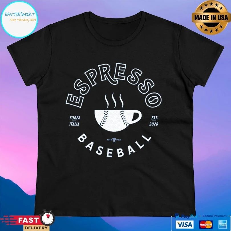 Espresso Baseball Forza Italia Est 2026 T-shirts