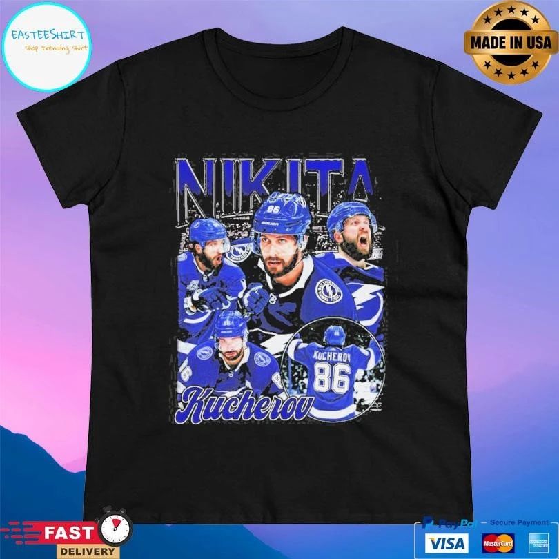 Nikita Kucherov Ice Hockey Player Nikita Kucherov T-shirts