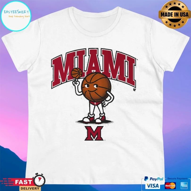 Miami Redhawks (Oh) Basketball Swimsuit Basketball T-shirts