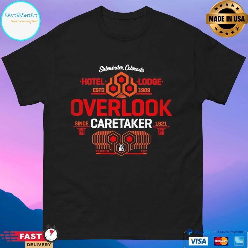 Overlook Caretaker Since 1921 Sidewinder Colorado Hotel Lodge T-shirts